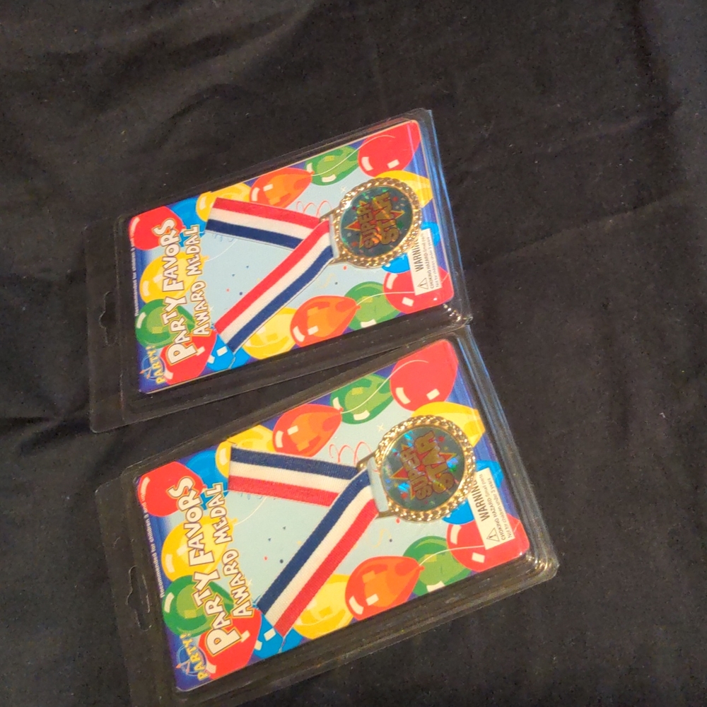 Bundle of 2 Super Star Award Medal